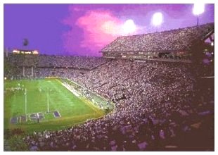 Tiger Stadium at Dusk